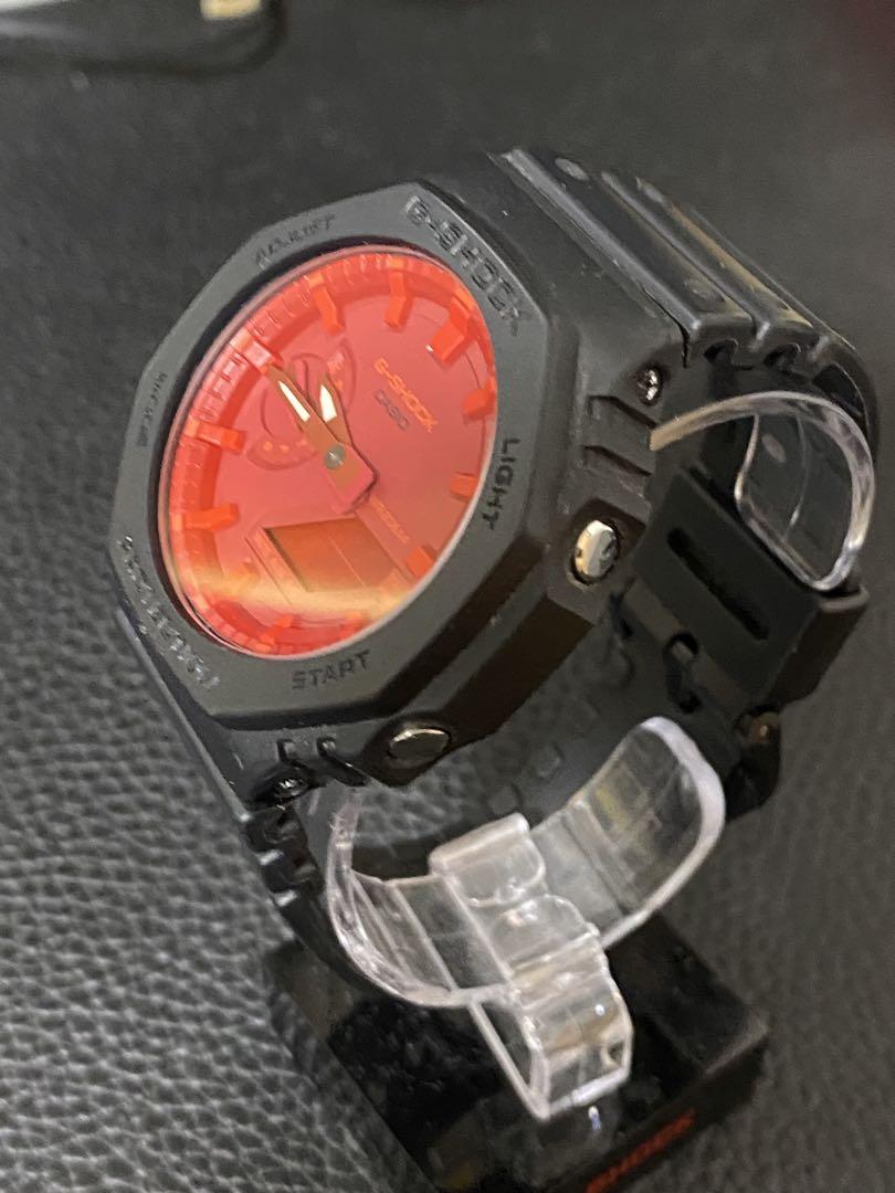 S*a様 CASIO G-SHOCK GA-2100-4AJF レッド