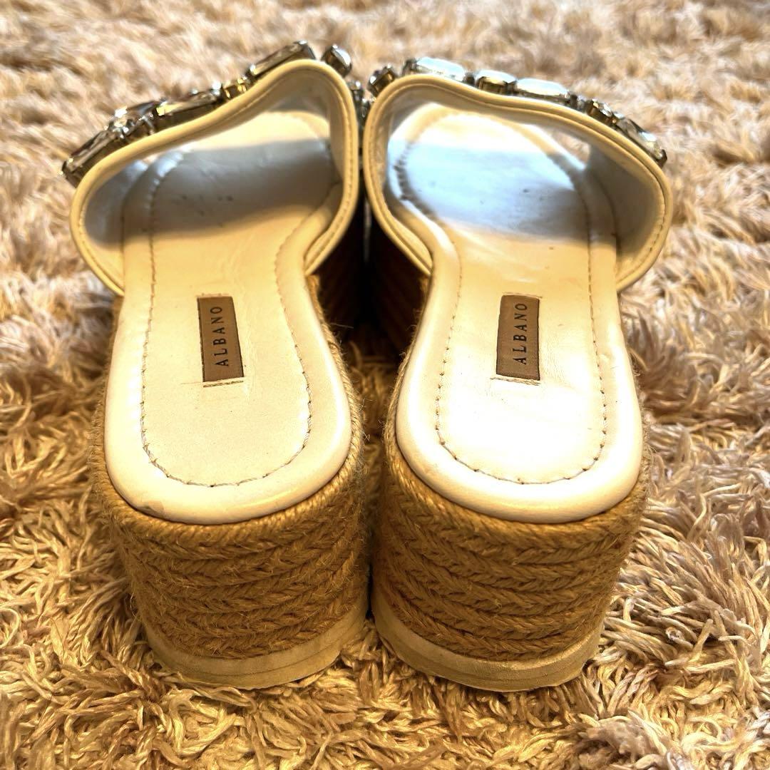 ナルシス　ALBANO ✨レア✨　厚底ビジューサンダル　サイズ37 ナルシス ALBANO ✨レア✨ 厚底ビジューサンダル サイズ37 靴