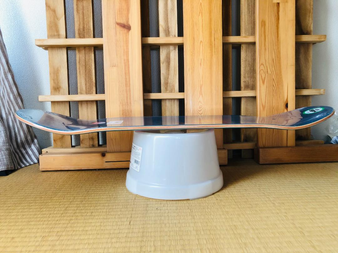 台湾製無地黒デッキテープ付き SANTACRUZ　SANTACRUZ8.0デッキ