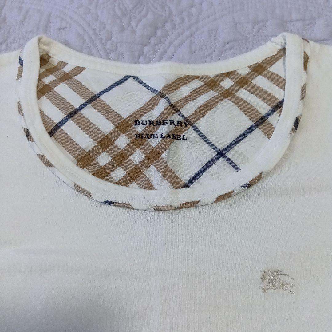美品BURBERRY BLUE LABEL 半袖Tシャツ M BURBERRY BLUE LABEL 半袖Tシャツ グレー - メルカリ