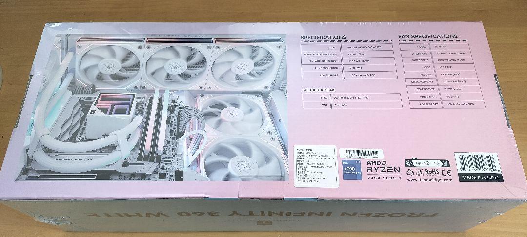 FROZEN INFINITY 360 WHITE 簡易水冷クーラー