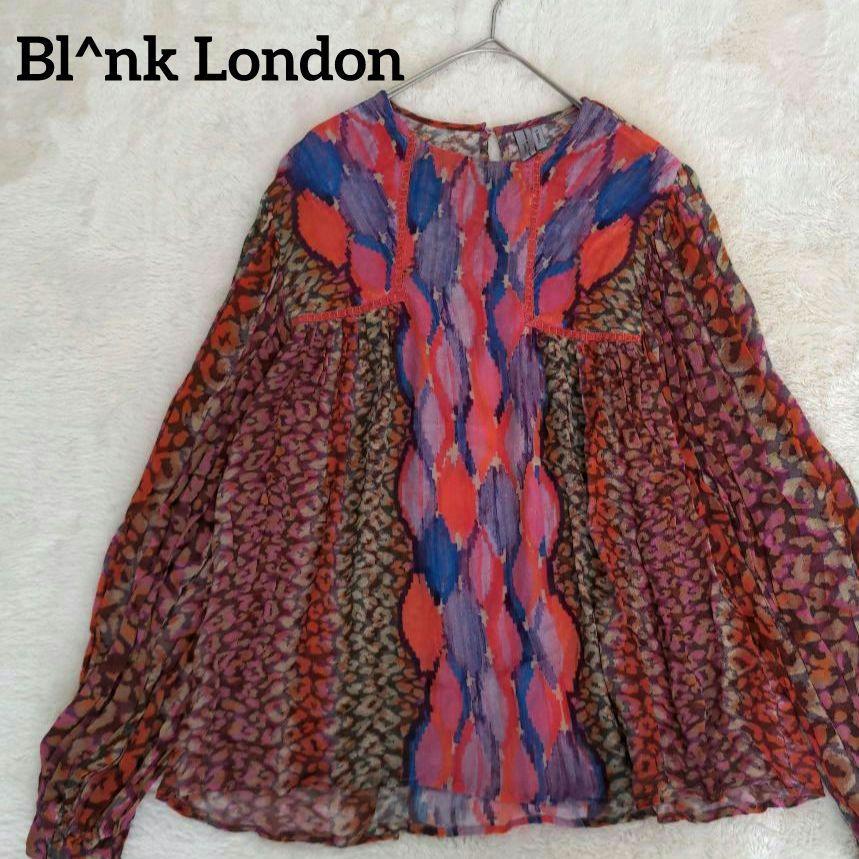 Anthropologie Bl^nk London　ブラウス　レオパード