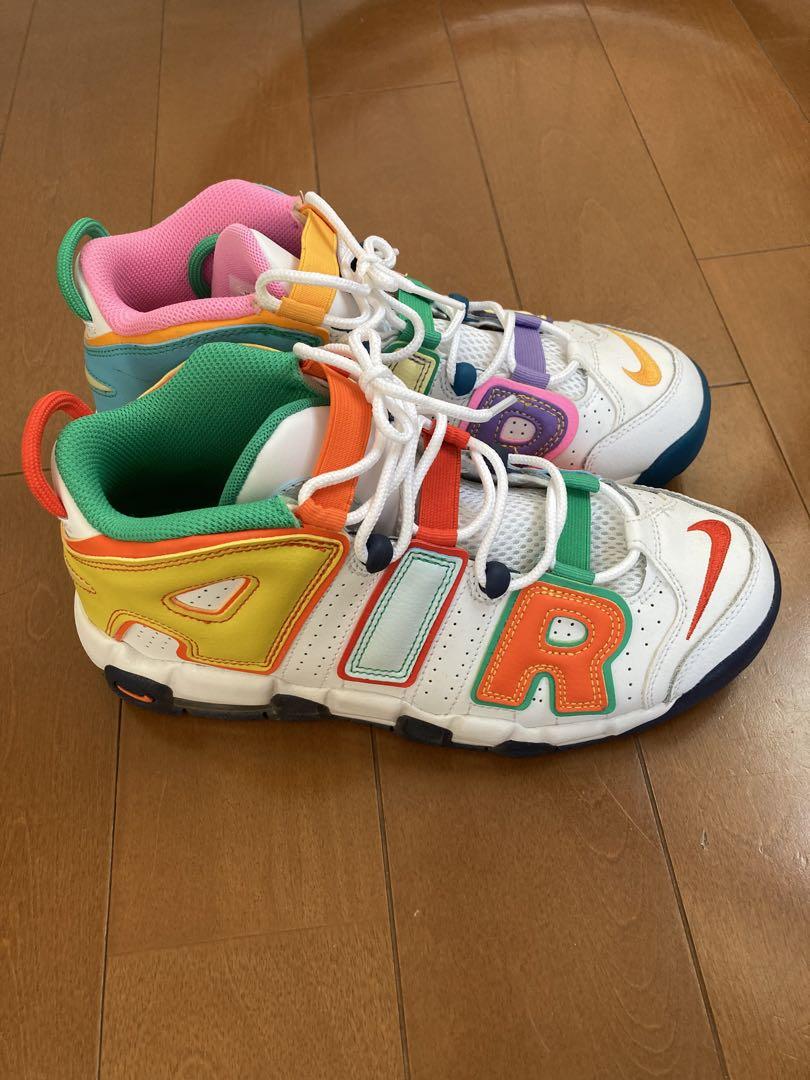 Nike Air More Uptempo 24.5マルチカラー キッズシューズ