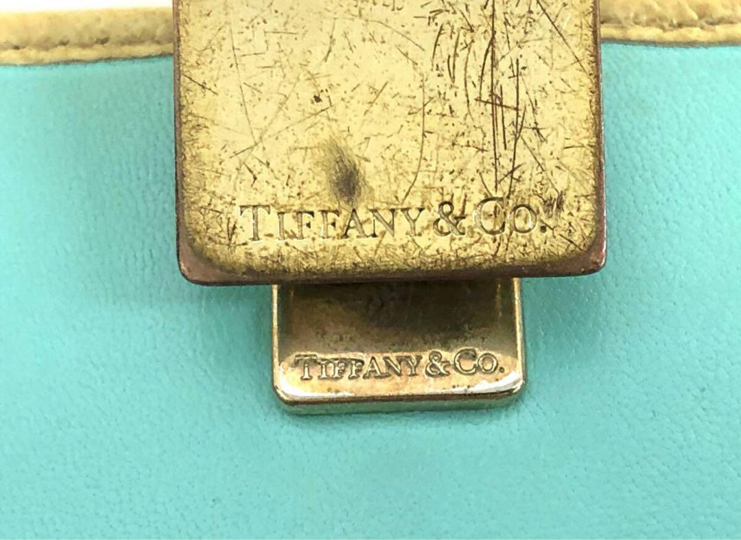 T03/198 TIFFANY&CO ティファニー 二つ折り長財布 ゴールド系