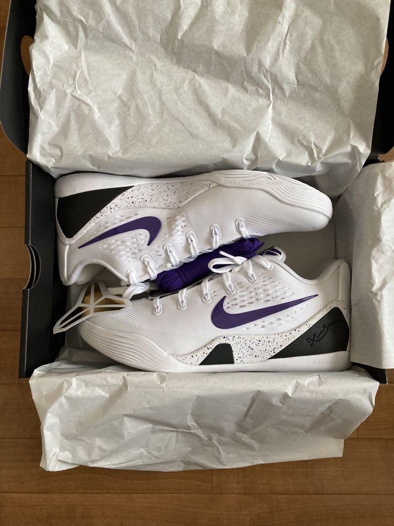 NIKE KOBE Ⅸ PROTRO ホワイト×パープル　27cm