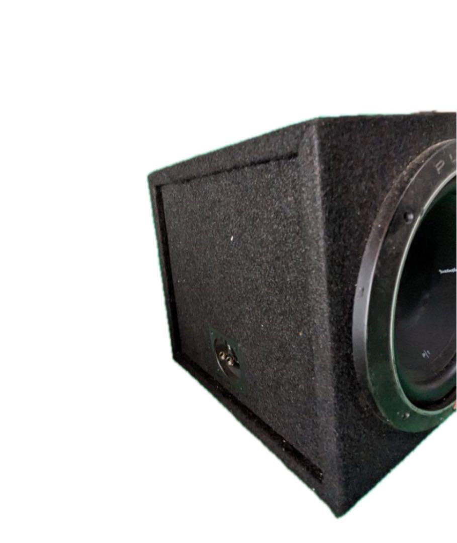美品Rockford 25cm ウーファー P1-1X10 PUNCH 角型