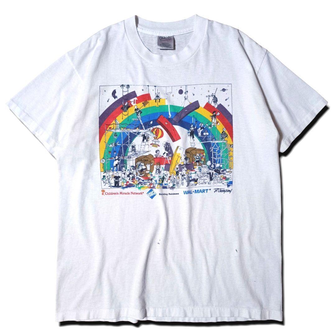 ウォルマート ブルース・ジョンソン スーパー 企業 広告 90s アートTシャツ