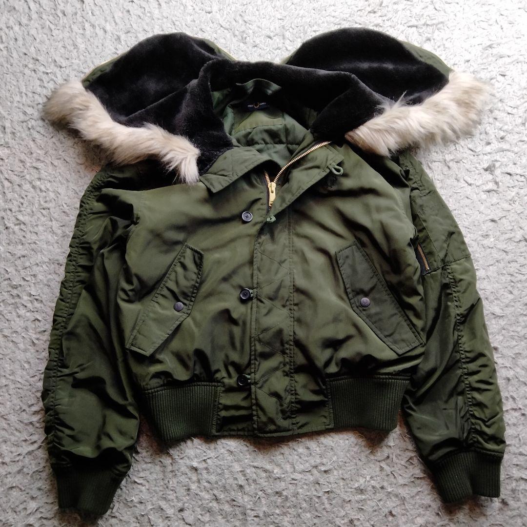 フレッドペリー【極美品】N2B　フライトジャケット　FREDPERRY　カーキ系