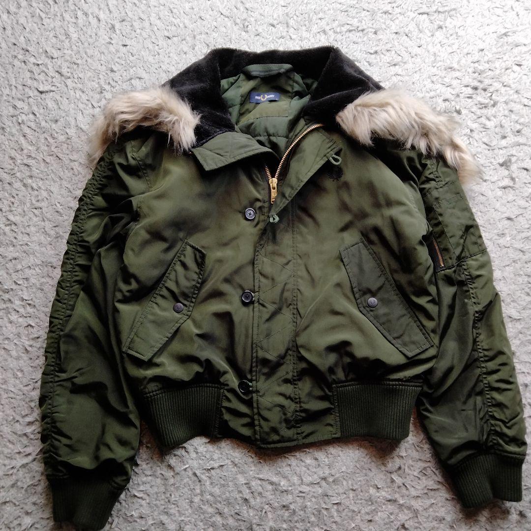 フレッドペリー【極美品】N2B　フライトジャケット　FREDPERRY　カーキ系