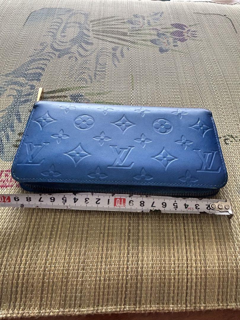 LOUIS VUITTON ネイビー長財布　鑑定済み