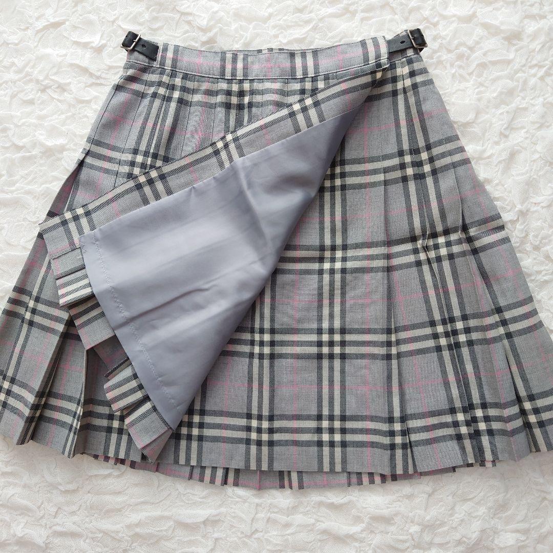 BURBERRY LONDON ノバチェック スカート ベルト プリーツ - メルカリ