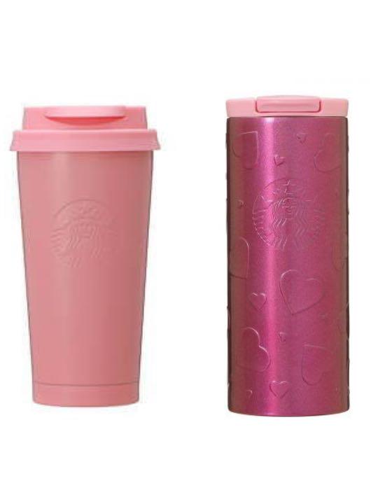 大注目 スターバックス ステンレスタンブラー 2種類 セット ピンク バレンタイン 新品 容器 Revista Universuljuridic Ro