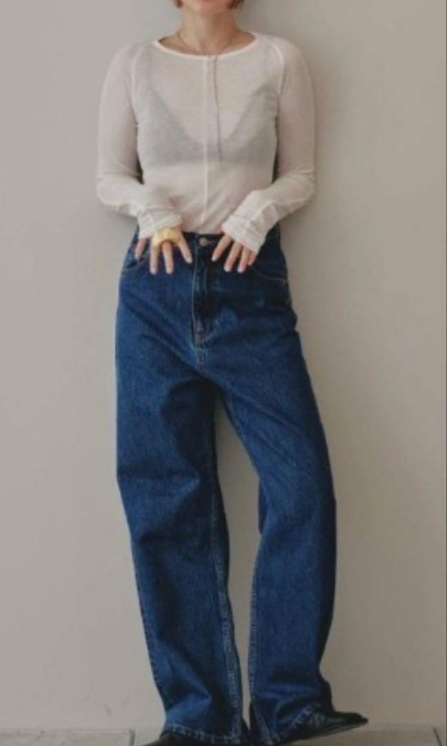 ◉新品/スピード発送TODAYFUL Cary's Denim（ブルー)