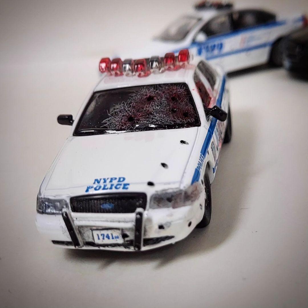 596model 1/64 NYPD クラウンヴィクトリア　箱あり