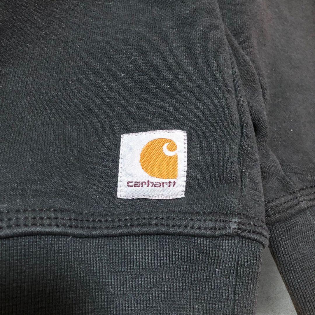 鬼フェードCarharttカーハートスウェット無地グランジBORO前Vスミクロ