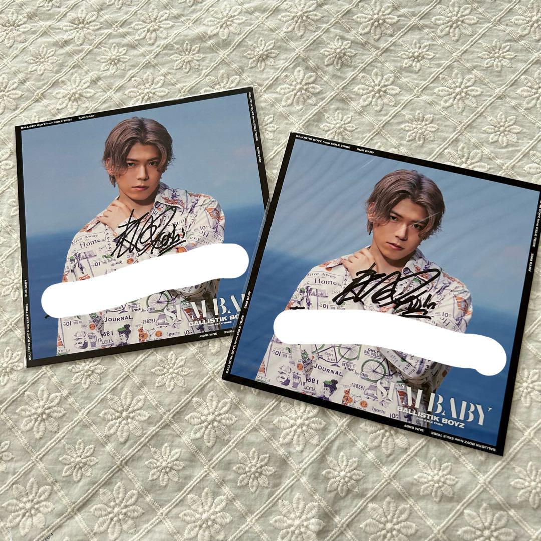 【高価値】 加納嘉将 直筆サイン アーティストカード BALLISTIKBOYZ サイン アイドル