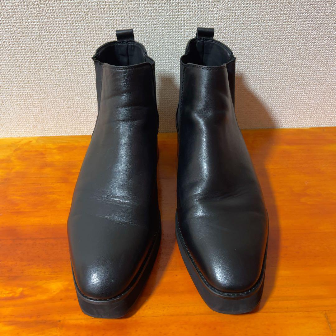 Luis サイドゴアブーツ 黒 ブラック 42 27cm キレイめ Luis サイドゴアブーツ 黒 ブラック 42 27cm キレイめ