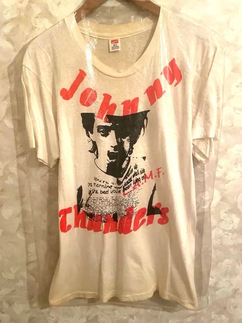 【希少】Johnny Thunders ビンテージ Tシャツ 80s〜90s 【希少】Johnny Thunders ビンテージ Tシャツ 80s〜90s