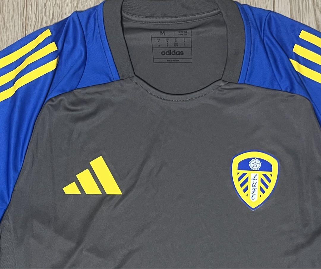 adidas リーズ　トレーニングウェア　プラシャツ　練習着　新品