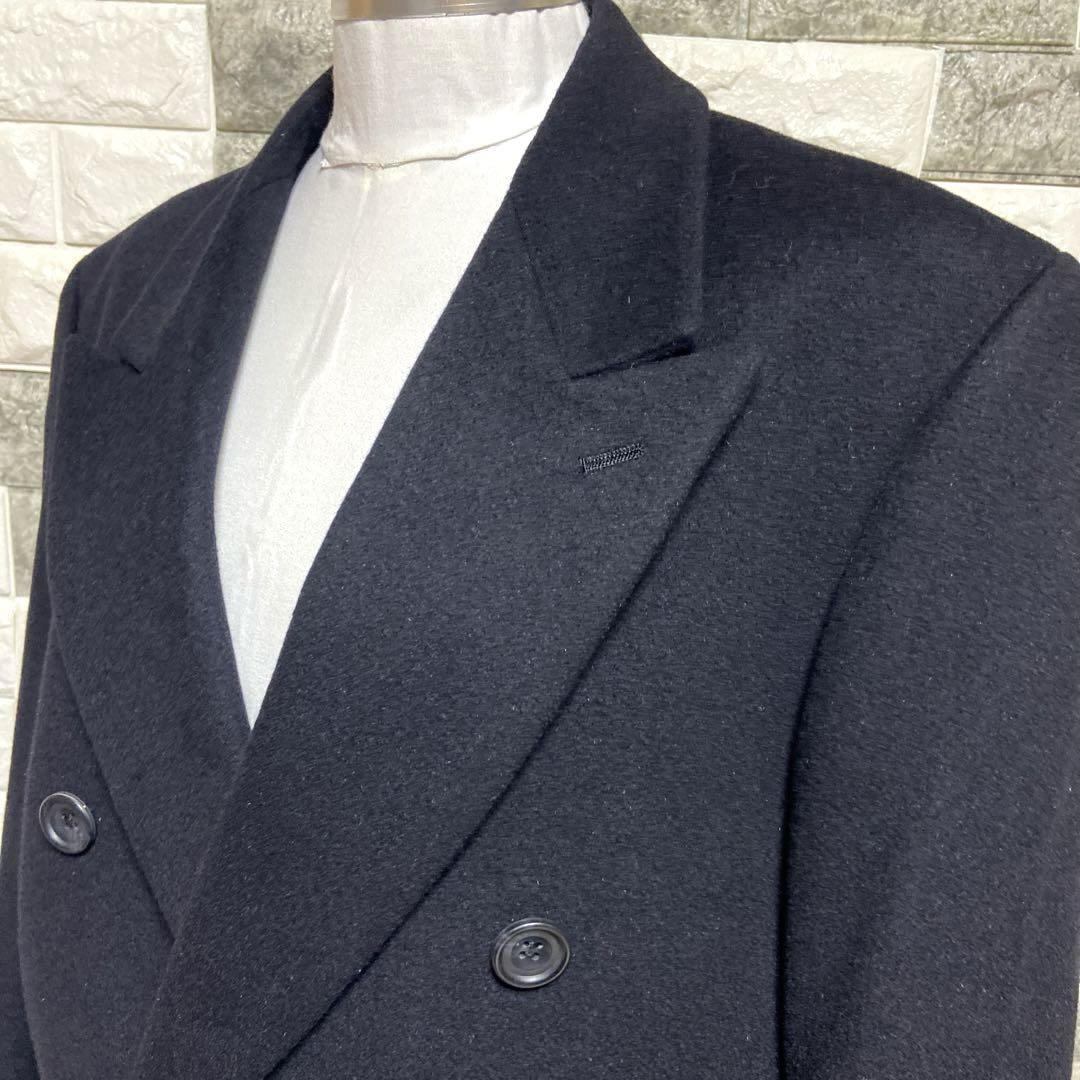 【SUKIPIO】美品　ダブルブレスト チェスターコート希少S大人男性ダンディ
