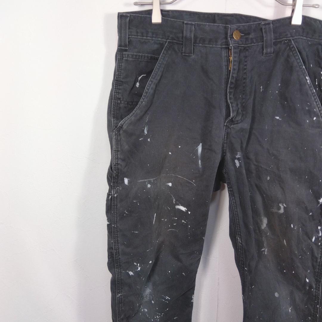 carhartt ペインターパンツ チノパン 32x30 黒 ワークパンツ