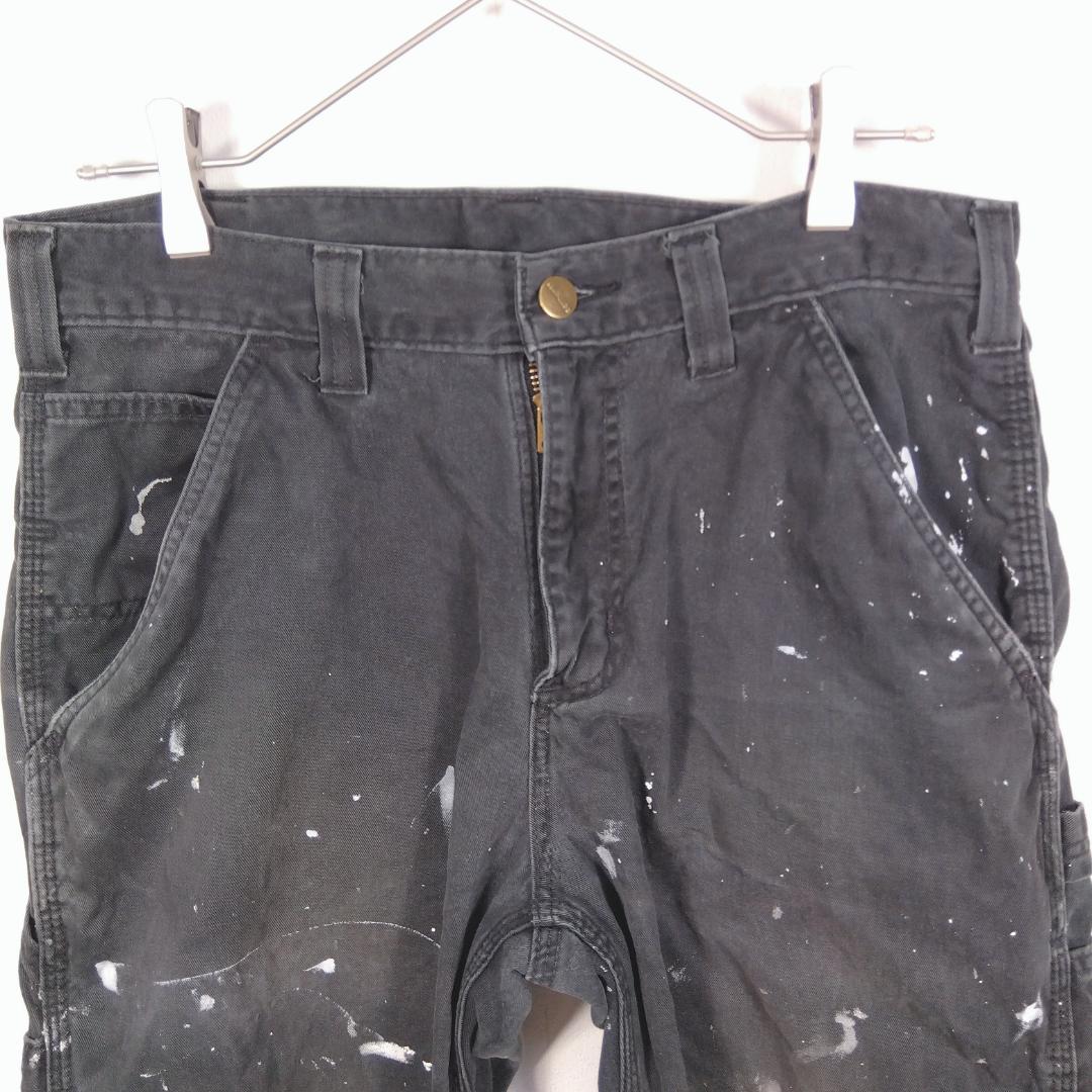 carhartt ペインターパンツ チノパン 32x30 黒 ワークパンツ