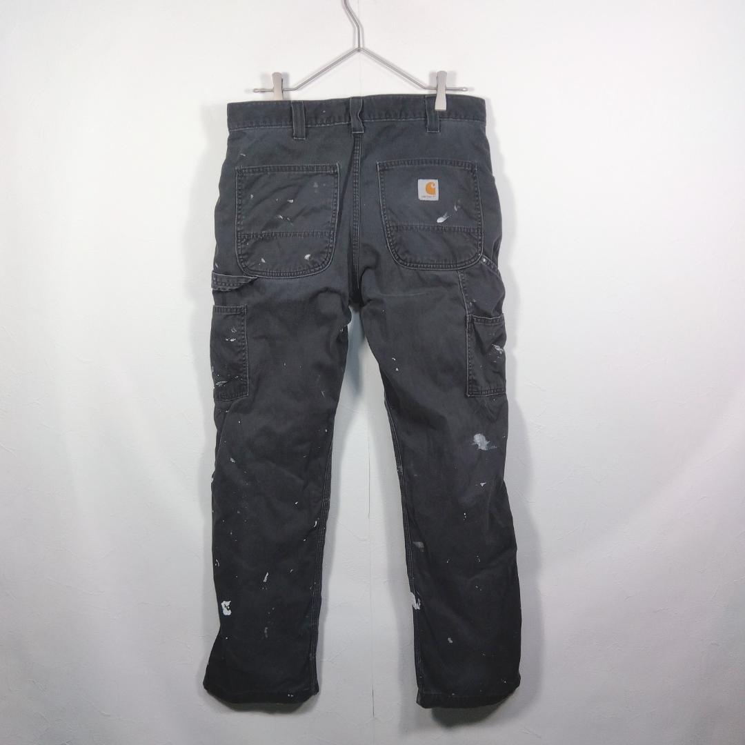 carhartt ペインターパンツ チノパン 32x30 黒 ワークパンツ