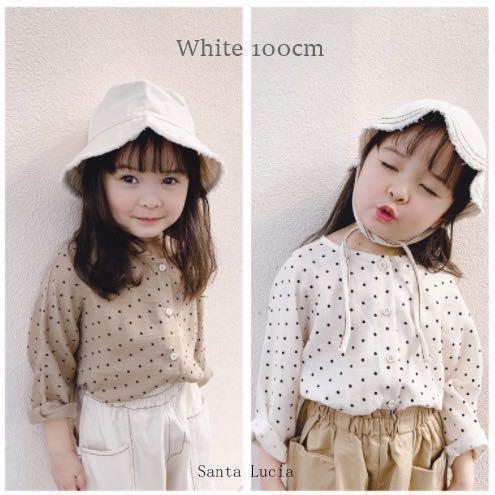 韓国 子供服 ブラウス おしゃれ きれいめ 女の子 90 100 110