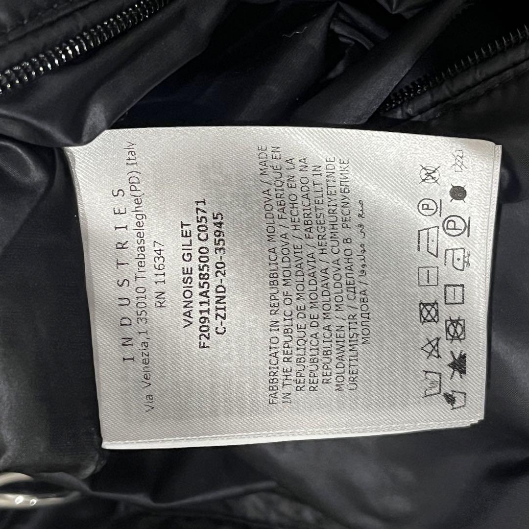 【極美品/サイズ3】モンクレール　VANOISE ダウンベスト　黒　XL 近年