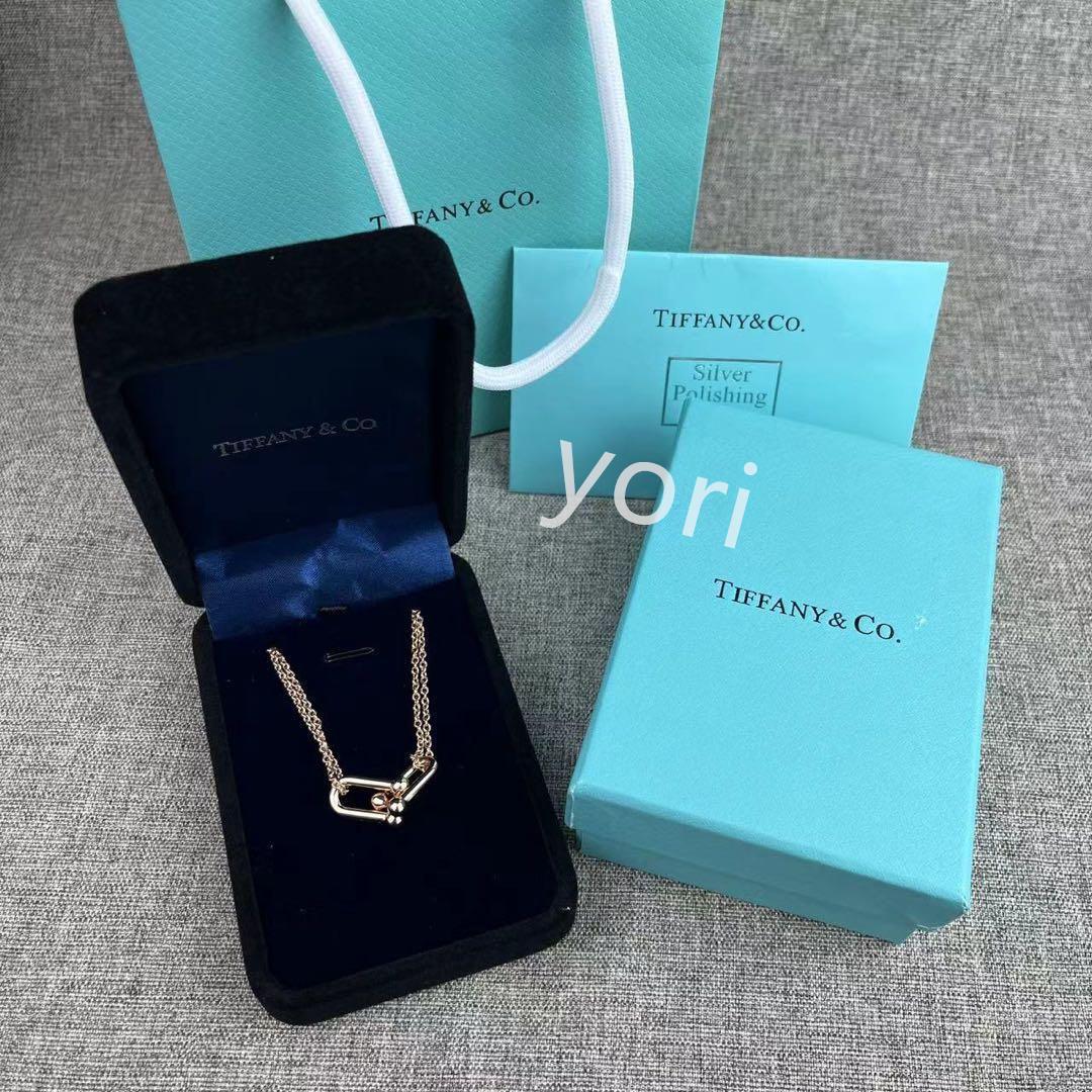 Tiffany＆Co Tiffanyハードウェアラージ ダブルリンクペンダント