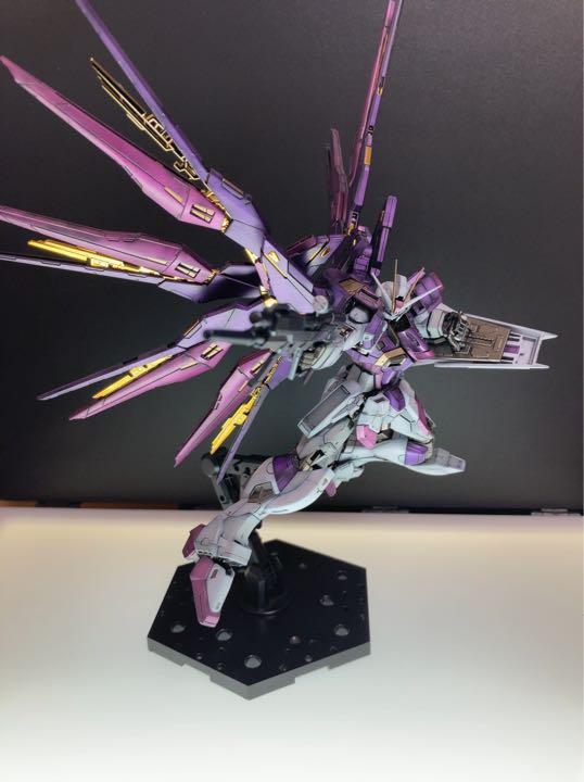 【塗装済】RGインパルスガンダム+ スーパードラグーン【完成品】