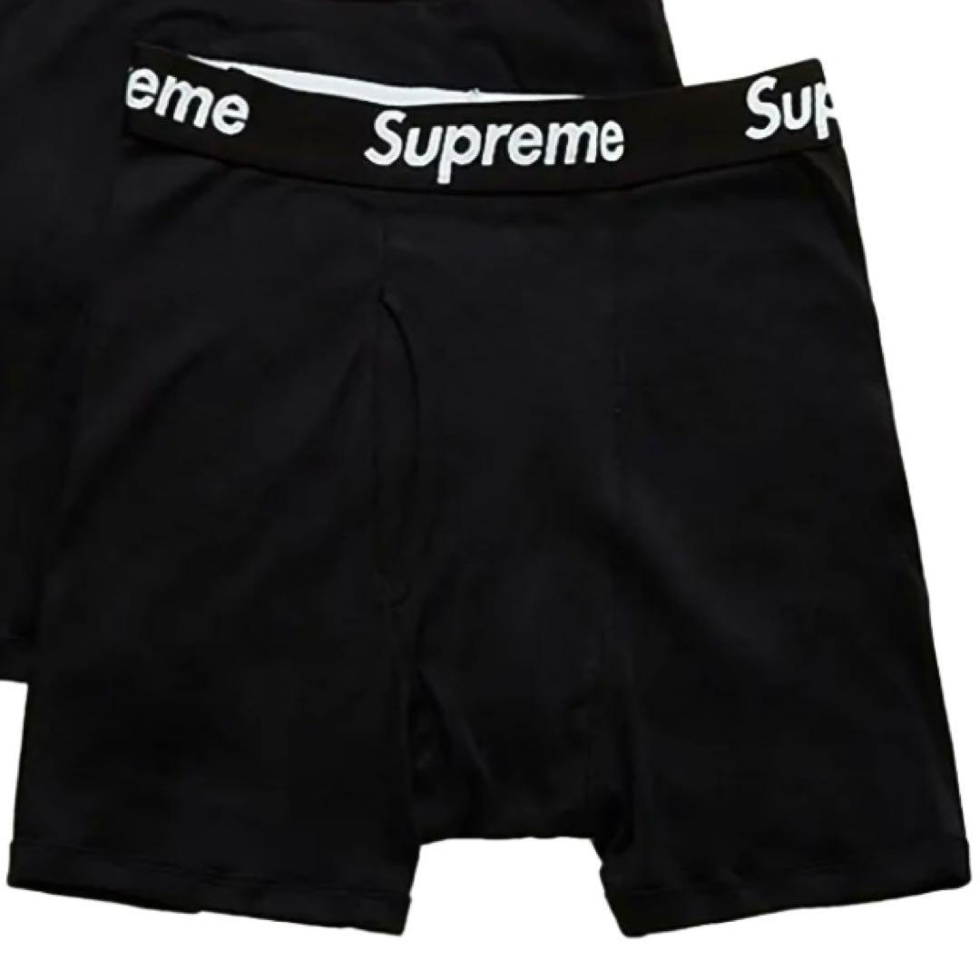 新品 白＆黒各1枚 Hanes Supreme ボクサーパンツ Sサイズ - メルカリ