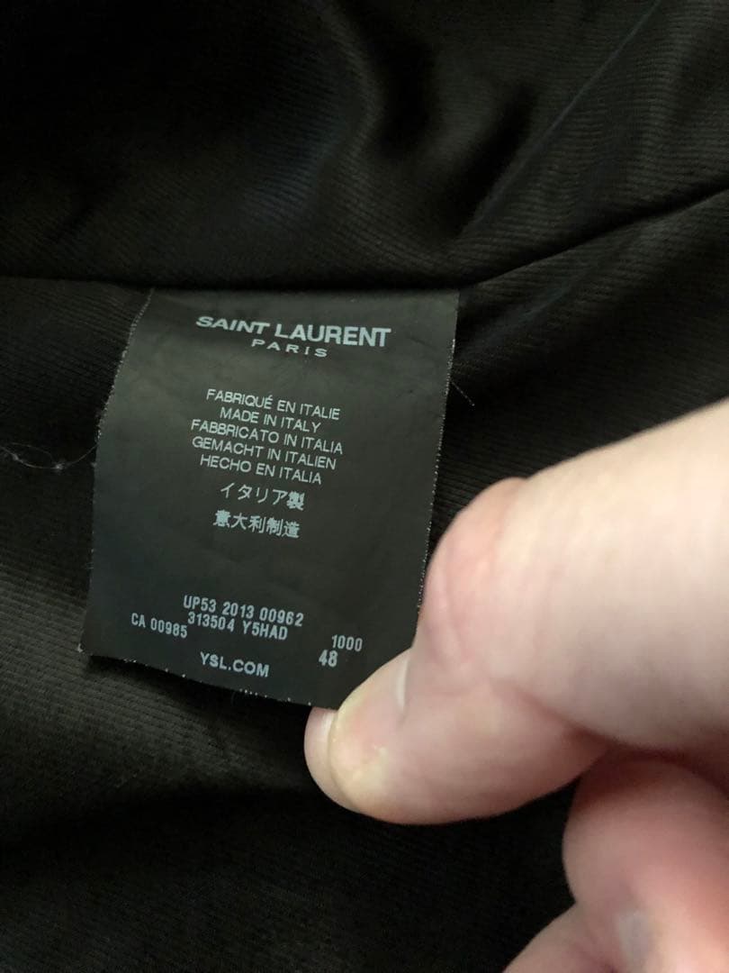 SAINT LAURENTPARISサンローラン L01ライダース 48 SAINT LAURENTPARISサンローラン L01ライダース 48