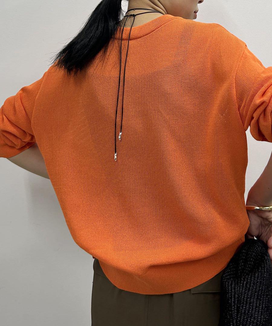 ラウンジドレス Loungedress ニット トップス 2WAYロゴニット