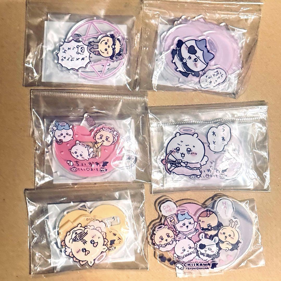 ちいかわ　てんし　あくま　レイヤーアクリルスタンド　全6種　コンプ