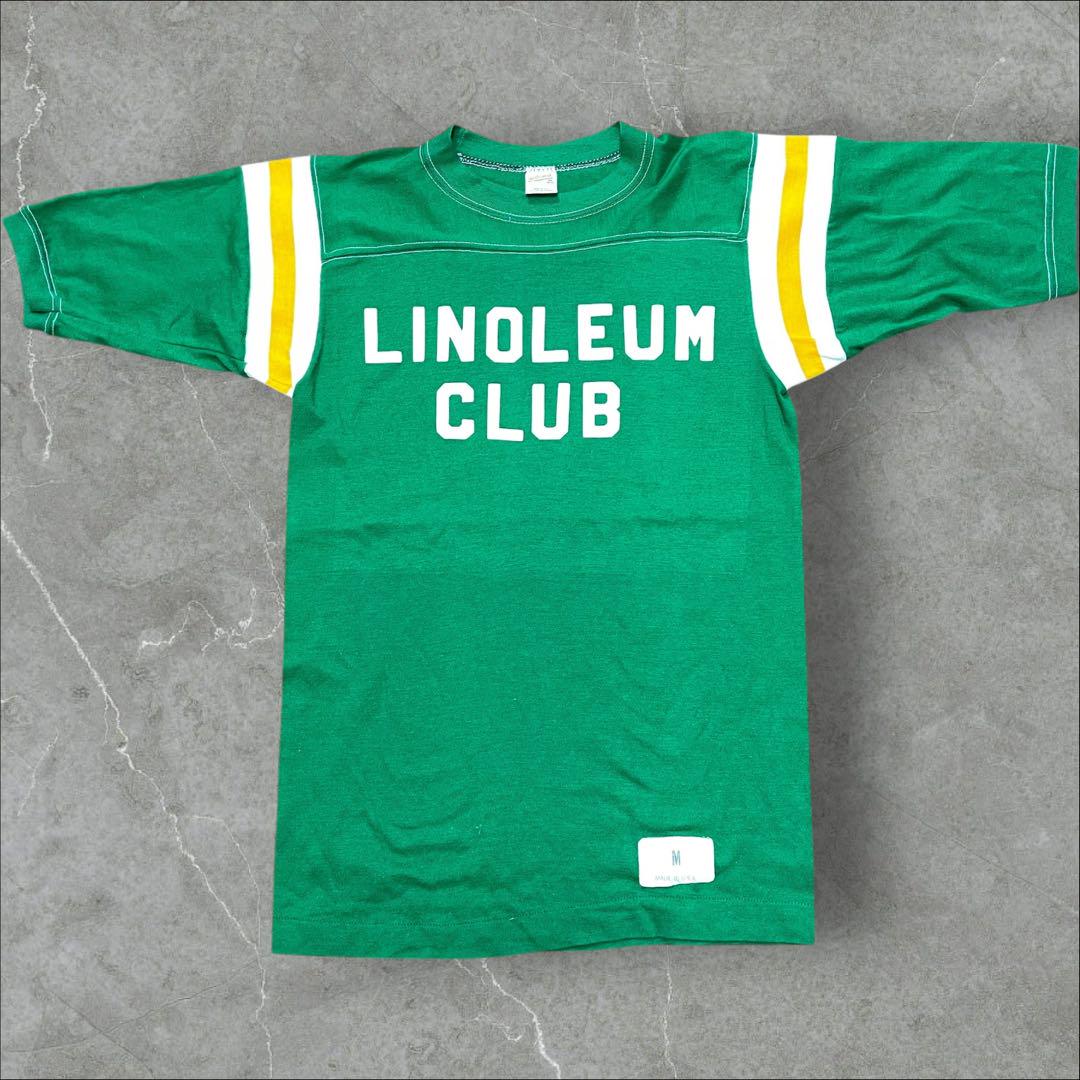 70s 80s フットボールTシャツ フェルトプリント USA製 ビンテージt