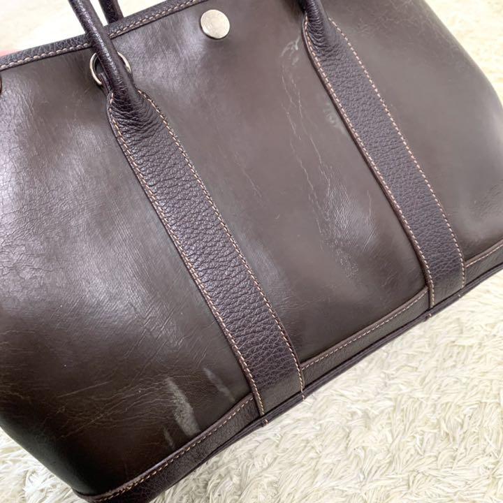 ブラック系高級ブランド HERMES エルメス ガーデンパーティー