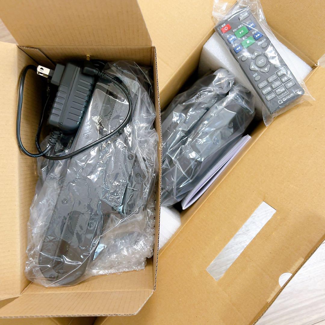 YAMAZEN Qriom ヘッドレストDVDツインモニター　リモコン付き