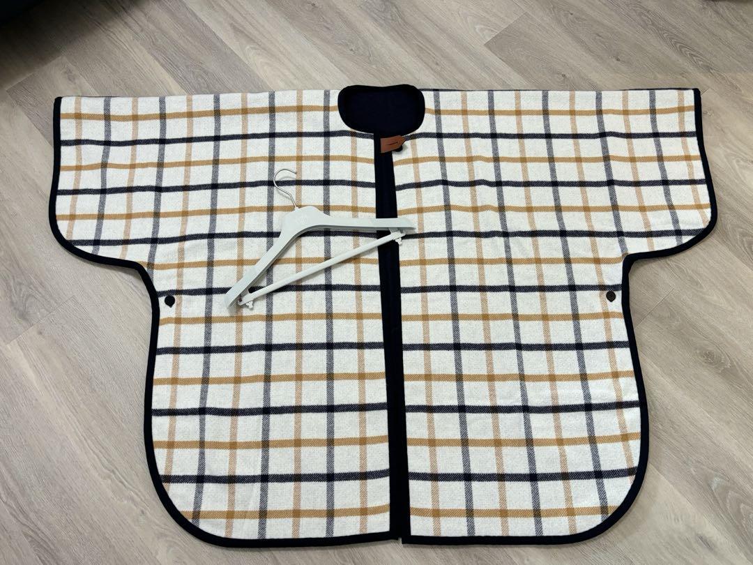 HERMES エルメス  ポンチョ／ケープ チェック柄
