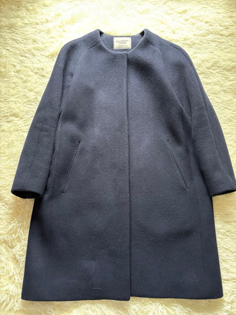 Deuxième Classe ネイビー ロングコートS L Appartement DEUXIEME CLASSE