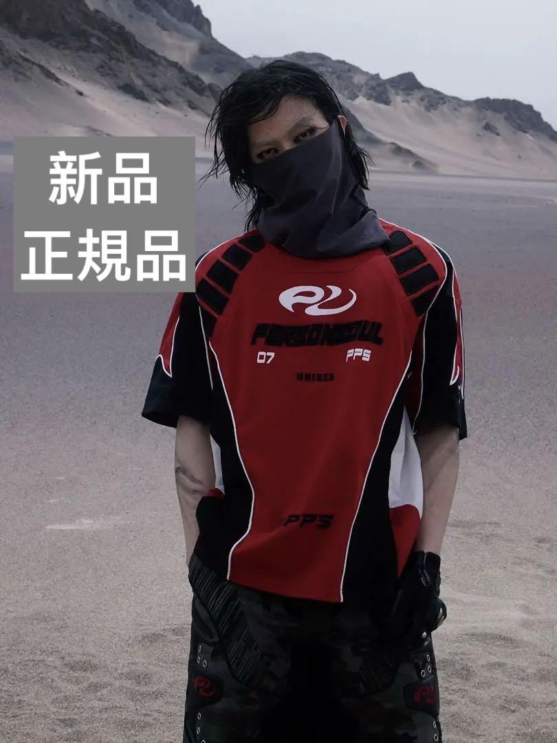 PERSONSOUL* Racing Tee 新品 Tシャツ レーシング要素 赤