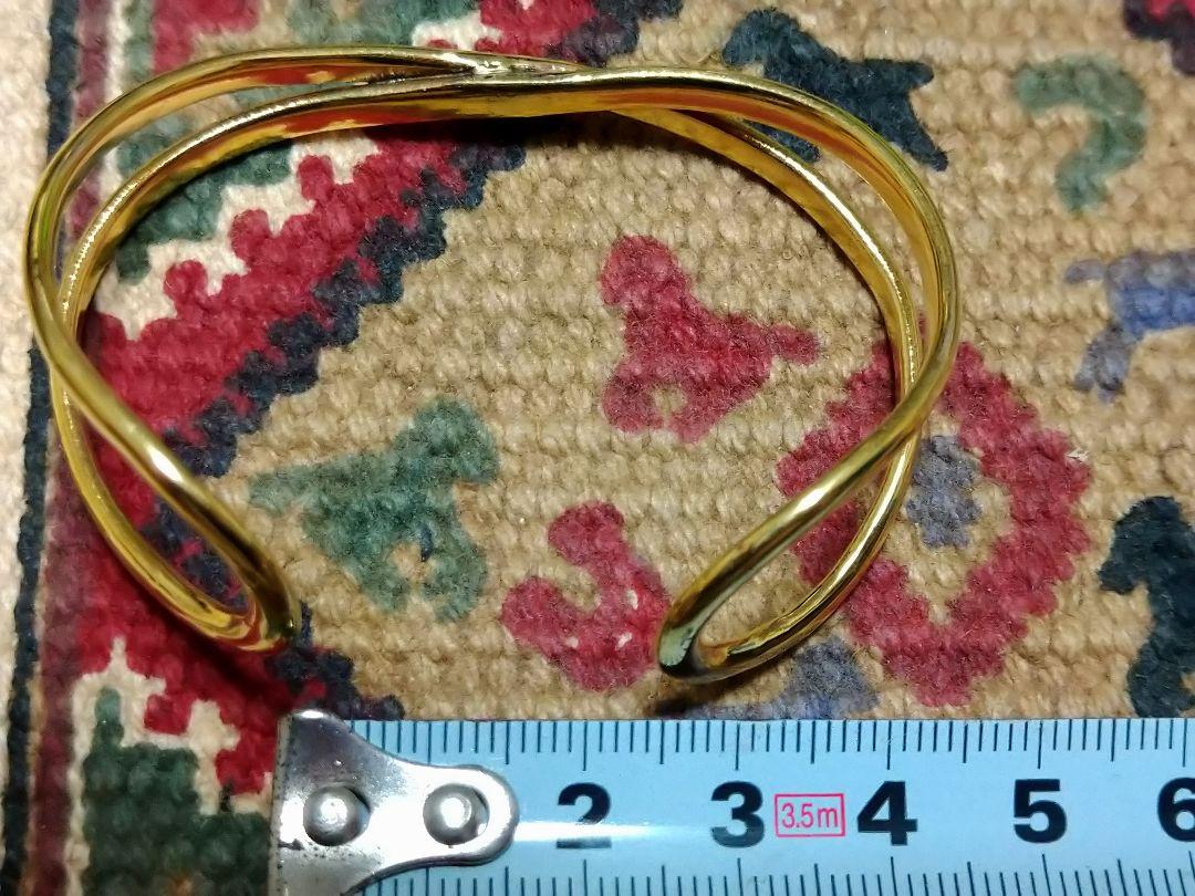 エリッカニコラスビゲイ 真鍮デザインバングル③レディースサイズ