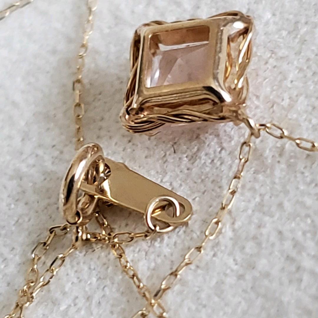 3030円 最大89%OFFクーポン ホワイトトパーズ♡ ジュエルクローゼット K10 スクエア ネックレス☆アガット 3030円 最大89%OFFクーポン ホワイトトパーズ♡ ジュエルクローゼット K10 スクエア ネックレス☆アガット