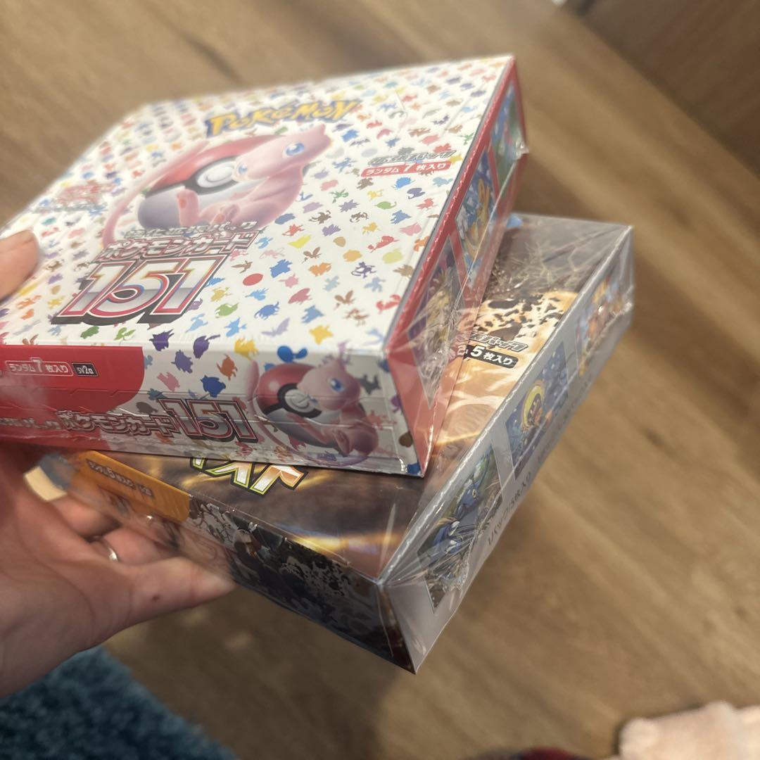 ポケモンカード151 クレイバースト シュリンク付き各1BOX