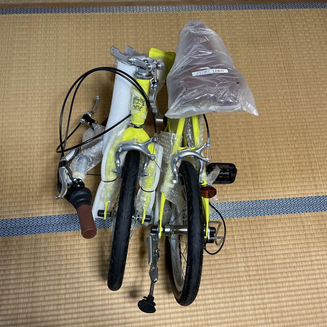 ブランド品専門の イエロー 折りたたみ自転車 Orobianco ※値下げしました メルカリ - 自転車本体