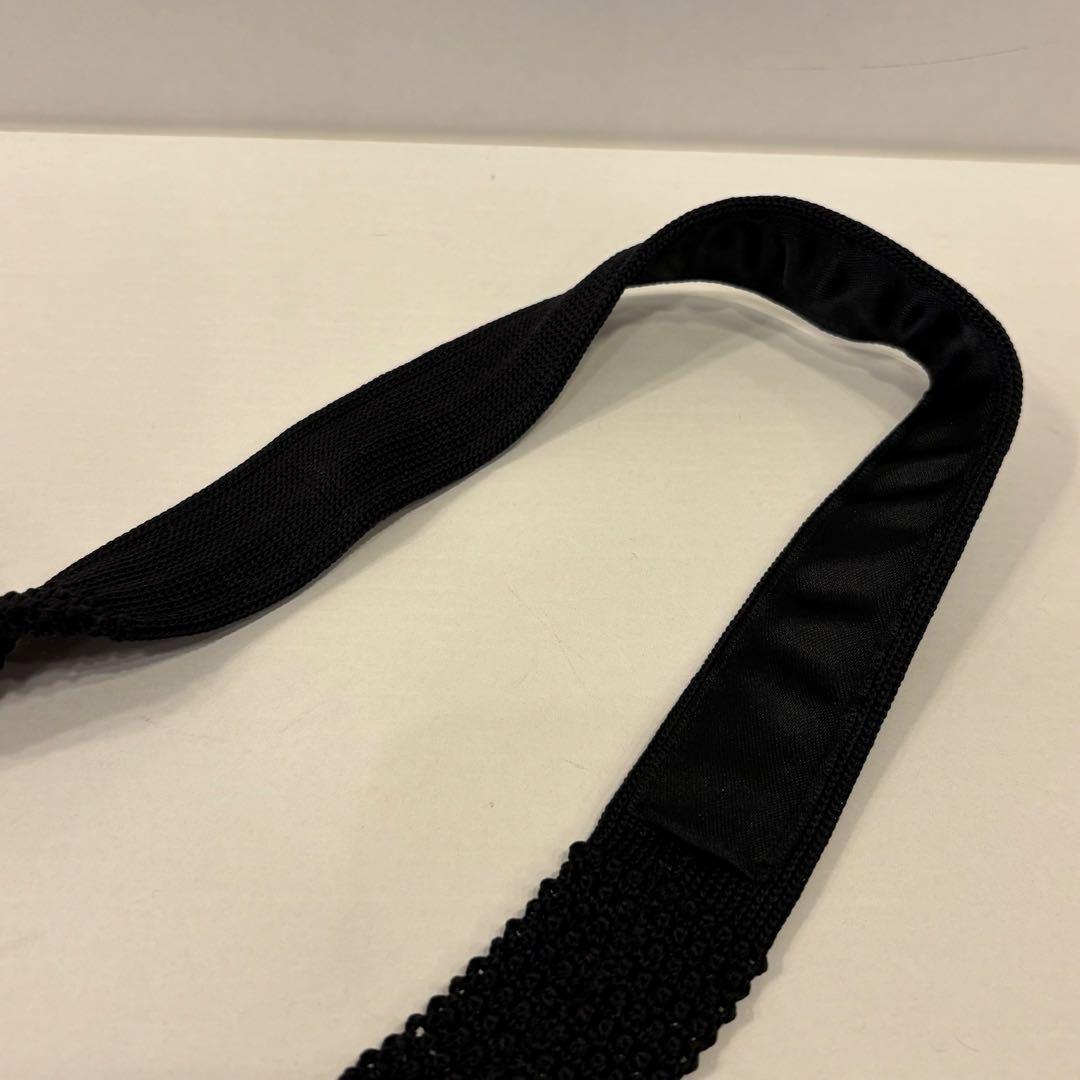 《SOZZI MILANO》新品 シルクニットタイ BK