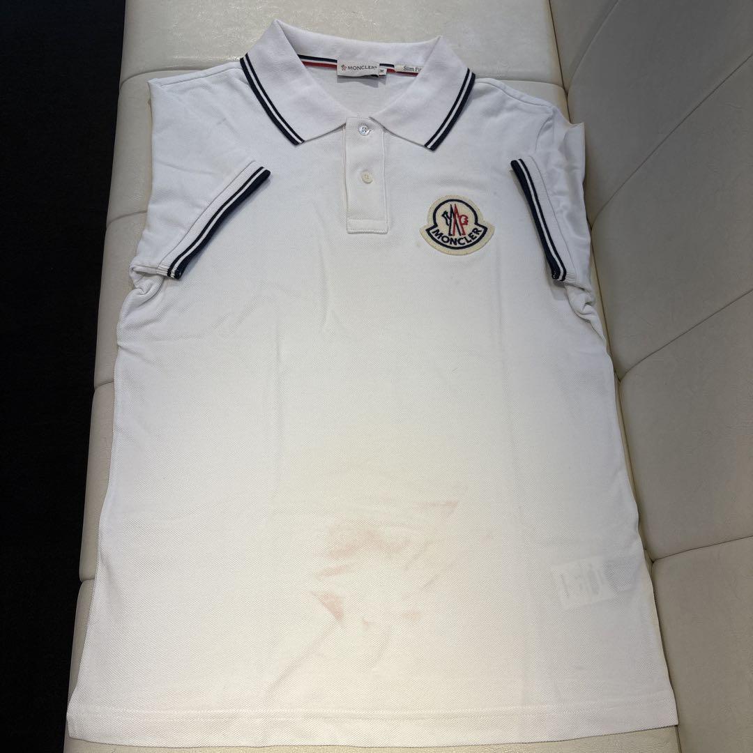 ☆MONCLER☆ モンクレール ビックロゴワッペン ポロシャツ