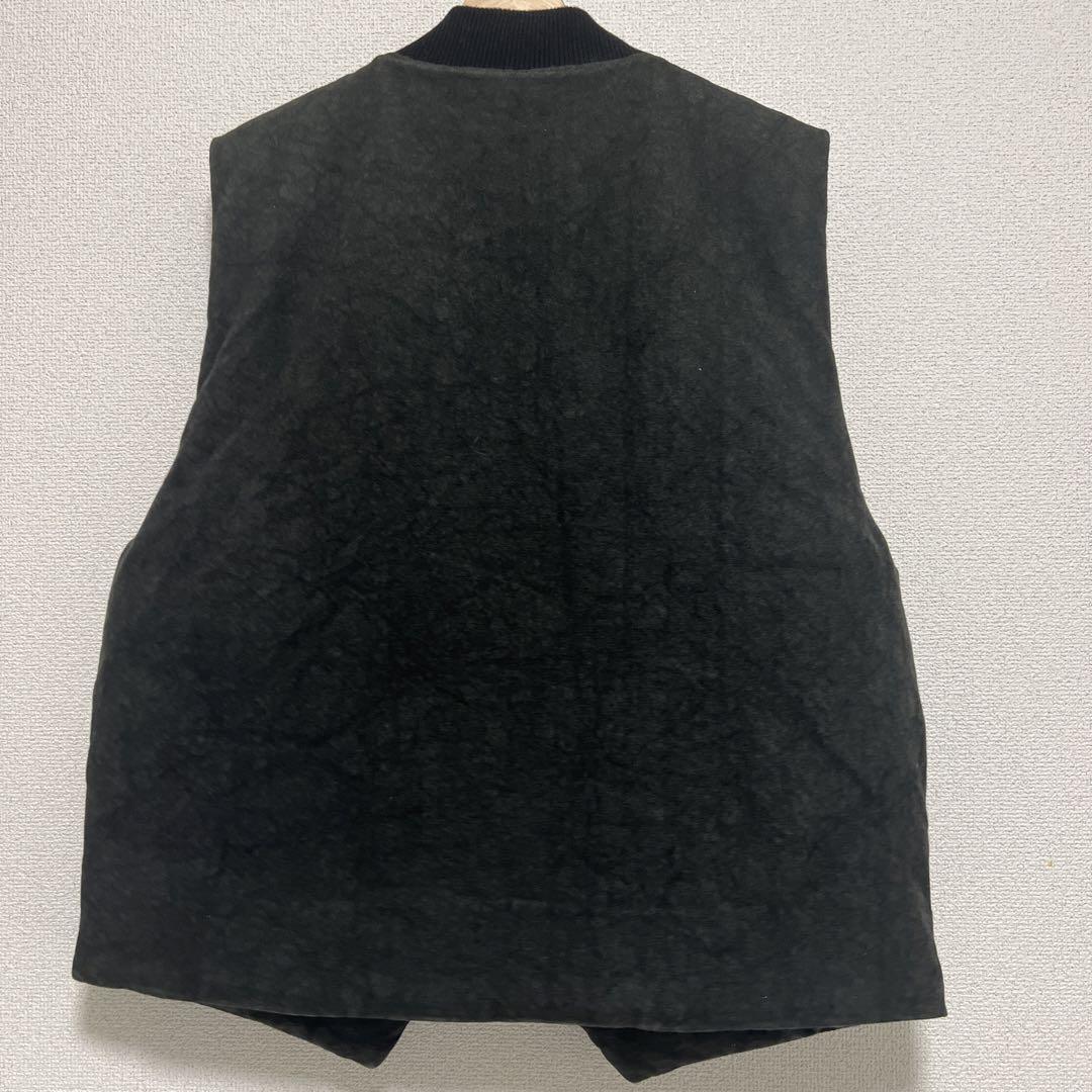 トップス STUSSY WASHED CANVAS PRIMALOFT VEST