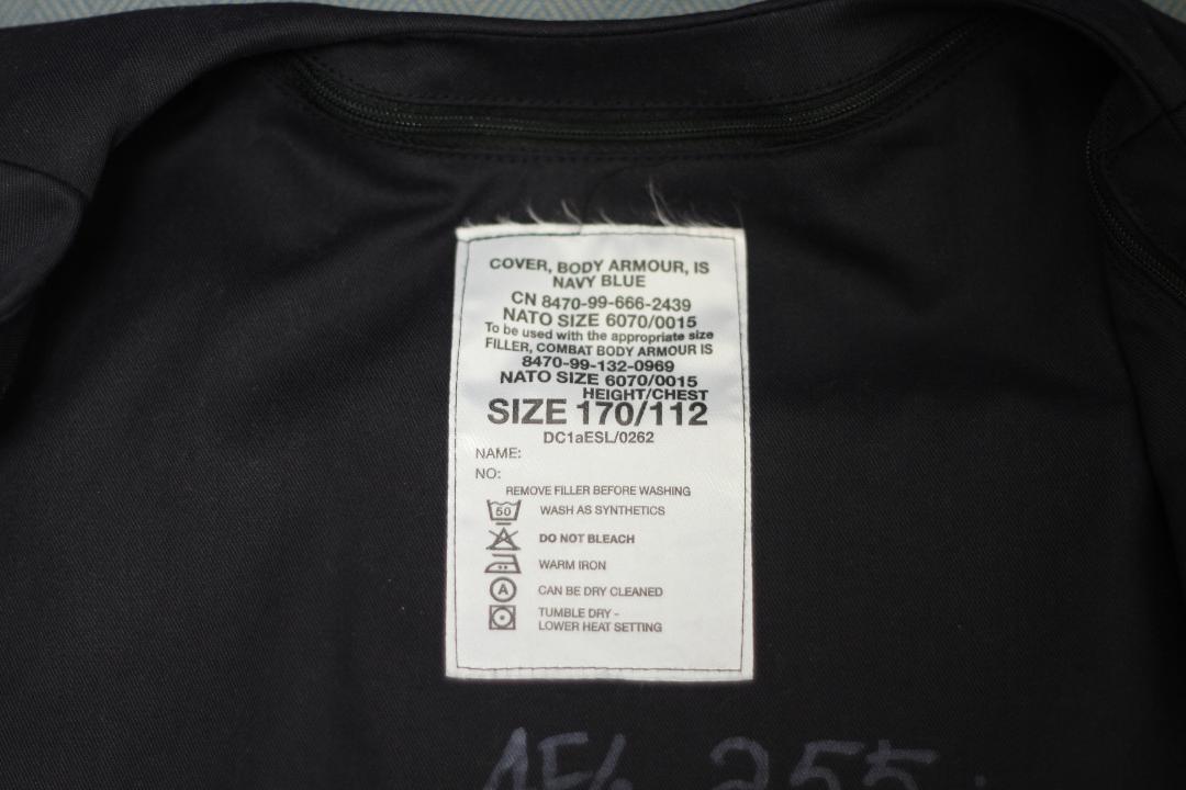 【良品】Waiper購入 イギリス軍 コンバット ボディアーマーベスト NAVY