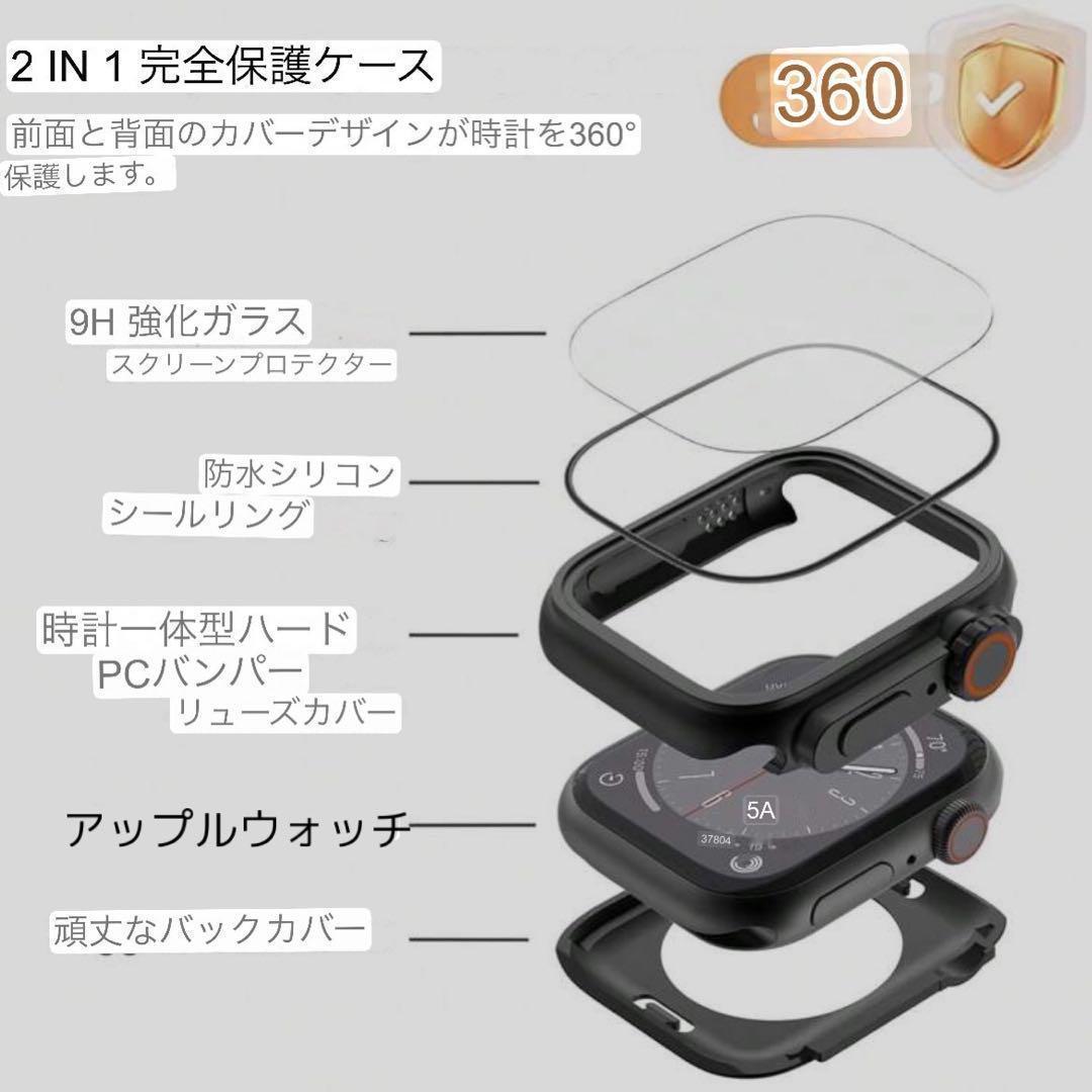 銀　Apple Watch アップルウォッチ　ベルト　バンド　カバー　ケース j